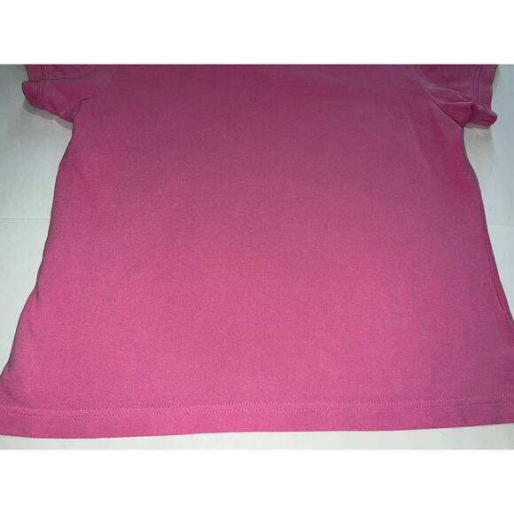 Lilly Pulitzer Polo Shirt Women’s Size Small Pink Short Sleeve Cotton Shrunken - Picture 13 of 13
